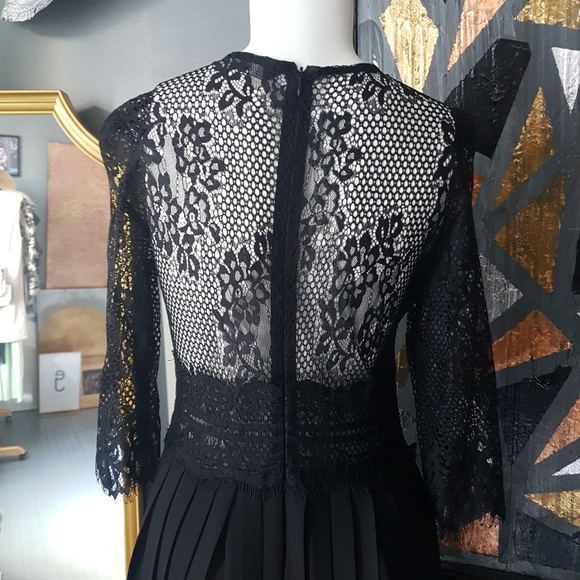 NWOT Zara Lace Midi Dress - Picture 13 of 15